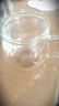 禾艾苏（heisou） 玻璃杯带过滤内胆泡茶杯办公杯三件套杯时尚水杯耐热玻璃杯子 圆趣杯580ml 实拍图