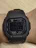 卡西欧（CASIO）手表G-SHOCK系列小红圈小方块系列太阳能电波防水防震防磁日韩表 小黑圈GW-M5610U-1B（京仓速发） 实拍图