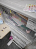 天马组合式抽屉柜 可视收纳箱 内衣收纳盒办公整理箱鞋盒F330系列 实拍图