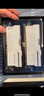 宏碁掠夺者（PREDATOR）48G(24G×2)套装 DDR5 6000频率 台式机内存条 Hermes冰刃系列 RGB灯条(C28) 白色 AI电脑配件 实拍图
