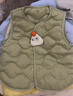 巴拉巴拉童装儿童羽绒马甲女童男童小童外套2025新款秋冬宝宝衣服保暖软萌 冷棕色土司41805-白鸭绒 90 充绒量12.7g 实拍图