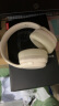 联想（Lenovo）头戴式无线蓝牙耳机 游戏电竞低延迟高音质立体声音乐通话降噪运动耳机 30h长续航 TH20米色 实拍图