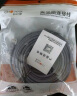 秋叶原(CHOSEAL)超五类网线 CAT5e类高速百兆 家用工程装修电脑宽带连接跳线成品网线 灰色10米 QS5401AT10 实拍图