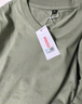 名创优品（MINISO）重磅T恤男长袖2025春季新款纯棉圆领内搭上衣男生春秋打底衫衣服 棕榈绿(生机胸标) XL 180(不起球不掉色) 实拍图