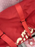不莱玫健身包女运动行李包单肩斜挎短途出差大容量手提旅行包出差包 红色 晒单实拍图