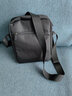 七匹狼男包单肩包男士包包斜挎包大容量多层背包男牛津布包休闲斜肩包包 黑色竖版（侧袋款可放水杯） 实拍图