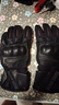 外星蜗牛M10冬季长款触屏手套防水防摔防雨机车男骑士装备加厚保暖女 黑色 L 实拍图