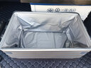悦卡后备箱收纳箱车载储物箱车用折叠整理箱户外露营置物箱汽车用品 中号40L双盖黑灰+防水袋 实拍图