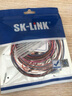 SK-LINK 桌面式光纤终端盒 8口8芯单模FC满配尾纤法兰盘 光缆熔接盒 光纤续接盘 配线架SK-GXH8SM-FC 实拍图