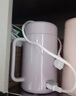 摩茶煮粥神器1-2人煮粥锅熬粥电炖杯专用锅全自动电煮锅多功能电炖锅小型婴儿辅食锅110V办公室 樱花紫 1L 实拍图