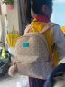 曼兹威双肩包女新款韩版女士字母印花背包学生个性书包宝妈旅行双肩背包 米白色—大号 晒单实拍图
