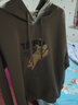 简男秋冬季加绒卫衣男连帽衫重磅加厚套头保暖学生带帽男装外套 加绒71R黑色 3XL 建议150-170斤 实拍图