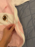七彩博士 婴儿睡袋0-6个月纯棉透气防惊跳安抚睡袋新生儿睡袋秋冬襁褓包被夏季薄款抱被新生儿用品 小蜜蜂粉色簿款 实拍图