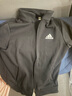 阿迪达斯（adidas）外套男 25秋季新款运动休闲服立领开衫外套透气防风针织上衣夹克 黑色/竖边条纹/店长主推款 L 实拍图