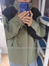 啄木鸟冲锋衣男女户外三合一外套春秋冬季新款防风旅行登山服可拆卸夹克 卡其色(男女款三合一) L (建议125-140斤) 实拍图