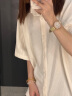 奥刻轻奢音符机械手表女时尚奢华满钻女表高颜值优雅气质女士手表礼物 玫瑰金 实拍图