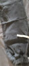 百鹊亭（BAIQUETING）牛仔裤男夏季薄款潮流宽松直筒简约裤子坠感春秋款休闲阔腿九分裤 灰色【松紧腰】 M 实拍图