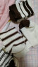 南极人7双装棕色系刺绣小熊袜子女中筒袜秋冬季条纹百搭卡通堆堆袜女袜 晒单实拍图