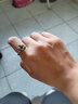 戚小米镶钻罗马数字戒指男士可调节闭口指环单身戒食指环送男友礼物 实拍图