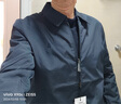 杉杉【三防面料】行政夹克翻领外套男士商务防风防雨通勤抗皱耐磨男装 实拍图