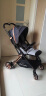 Pouch帛琦 婴儿推车 高景观可坐可躺 轻便折叠双向 A60plus 灰色 实拍图
