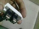 贝桥（BiQiO）3.5mm音频面板模块母对母3.5双口/单口直插插座电脑耳机连接面板多功能信息面板 N86-654 双口白色 晒单实拍图
