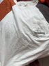 左西男童短袖T恤夏装2024款儿童撞色鸳鸯袖潮酷轻薄凉感t恤 白色 120 实拍图
