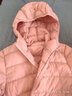 真维斯（Jeanswest）羽绒服2026春秋连帽轻薄短款外套白鸭绒保暖舒适粉色L 实拍图