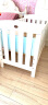 英氏婴儿床0-6岁近口南洋杉实木儿童床可拼接宝宝原木床176103 176104 白色176104 130*70(0-6岁) 晒单实拍图