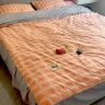 洁丽雅纯棉四件套100%全棉被套床单枕套床上用品套件 夏日粉1.5/1.8米床 晒单实拍图