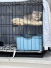 汤琪（TANGQI）猫笼平台垫子宠物棉垫脚垫带绑绳冬季加厚双面可用防卡脚猫窝垫子 蓝色风和猫 L(50*35cm)适合常规大多数猫笼 晒单实拍图