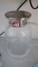 青苹果硼硅耐热玻璃家用凉水壶玻璃扎啤壶条纹壶1.6L 实拍图