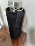 大号带手提保温杯套350-1000ml通用防摔水杯保护套杯袋 黑色大号提绳款 实拍图