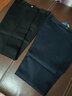 恒源祥高端男士休闲裤中老年长裤子宽松纯棉免烫秋冬加绒直筒高腰爸爸装 黑色秋冬款 厚款 34 码二尺七腰围【建议140-150斤 实拍图