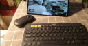 罗技（Logitech） 无线蓝牙键盘K380多设备轻薄蓝牙鹅卵石鼠标键盘便携小巧手机平板通用 【键鼠套装】K380 +M720黑 实拍图