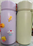 巧芬智能保温杯大容量男女儿童316不锈钢水杯便携高颜值学生随行杯子 316感应显温-橄榄绿+3D贴片400ml 实拍图