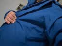 啄木鸟冲锋衣男春秋季外套新款户外三合一登山服防风夹克上衣服 男款牛仔蓝 4XL （建议160-180斤） 实拍图