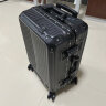 皮尔卡丹铝框行李箱女轻音万向轮旅行箱耐用出差密码箱男20英寸登机箱 实拍图