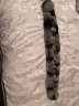 上海故事獭兔毛围巾女士秋冬季保暖邻家碧人围脖毛领188046 黑灰 晒单实拍图