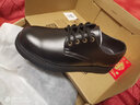 马登英伦风休闲皮鞋男商务通勤黑色真皮鞋子牛筋底低帮百搭男士工装鞋 黑色 38 (240mm) 实拍图