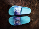 迪士尼儿童拖鞋夏宝宝女童洗澡防滑凉拖鞋小孩软底公主室内家居鞋 GE222651湖蓝 内长22cm 220 实拍图