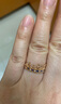 周生生 18K玫瑰金VA皇冠蓝宝石玫瑰金彩金钻石戒指90599R18KR 15圈 实拍图