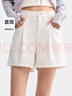森马牛仔裤女简约时尚A字裤ins潮夏季凉感短裤休闲风109324122005 实拍图