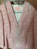 PORTS宝姿  新品商场同款女装简约蝴蝶结全开襟夹克外套SN8J013HFQ064 白色 L (8) 实拍图