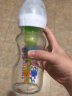 布朗博士(DrBrown's)奶瓶 玻璃奶瓶 防胀气奶瓶 宝宝断奶奶瓶 宽口径奶瓶270ml(6个月及以上)晶彩 实拍图