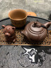 藏壶天下 宜兴紫砂壶纯全手工十二生肖泡茶壶原矿紫泥茶具套装 虎生肖丨小款 230ml 实拍图