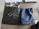 沙驰男包单肩包斜跨包官方正品2026新款商务休闲大容量通勤帆布包男士 黑色-官方正品/顺丰发货 实拍图