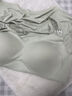 美孕世家哺乳吊带背心式莫代尔免穿文胸产后喂奶孕妇内衣怀期打底夏季薄款 绿色 XXL( 建议140-165斤 ) 实拍图