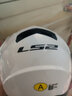 LS2摩托车头盔男女全盔四季赛车防雾3C跑盔卡丁车四季安全帽FF358 闪光白(赠防雾贴+头套) XXXL(建议61-62头围） 实拍图