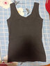 TINGE2件工字棉背心女磨毛无袖打底衫吊带百搭美背打底无袖内衣 2件薄【经典黑+经典黑】 M L【165c 120-150斤】 实拍图